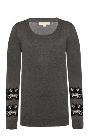 Sweater with lace inserts, zdjęcie 1 Sweater with lace inserts od Michael Kors